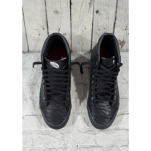 Vans Sk8-Hi LX Jim Goldberg Raised by Wolves Black Leather MENS SIZE 8 WOMEN 9.5 main image 7